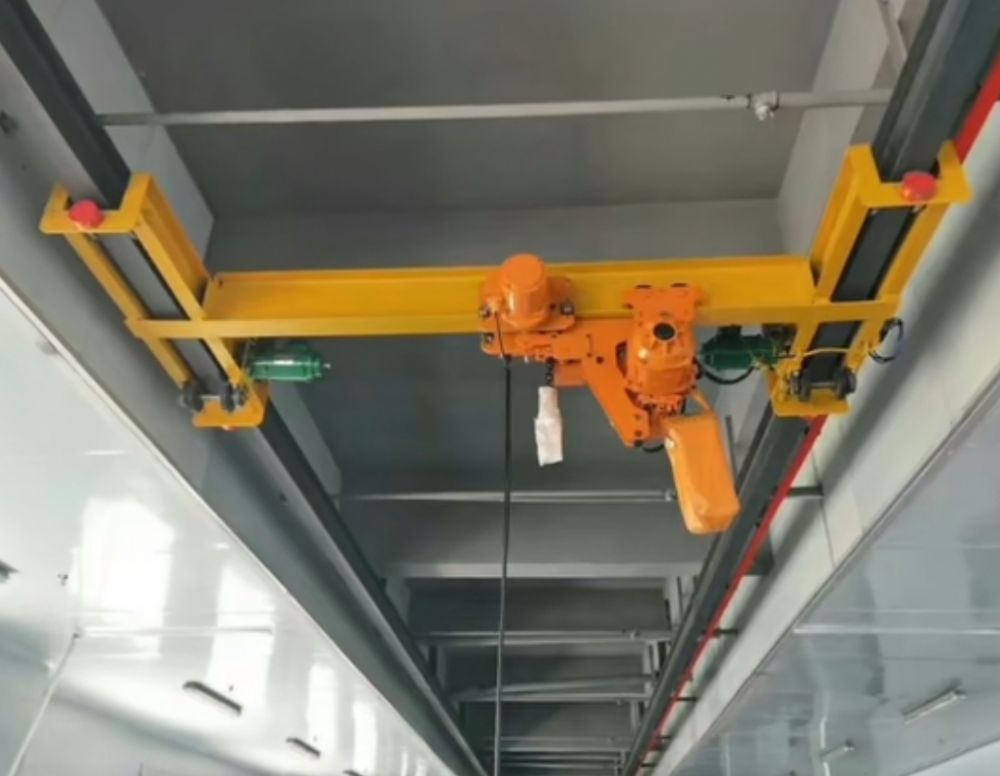 歐式起重機，歐式電動單梁懸掛起重機廠家生產安裝維修