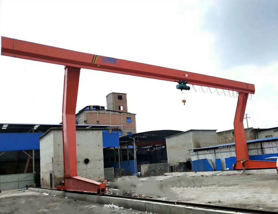 邯鄲龍門吊，L型單主梁電動葫蘆門式起重機生產(chǎn)廠家銷售服務(wù)