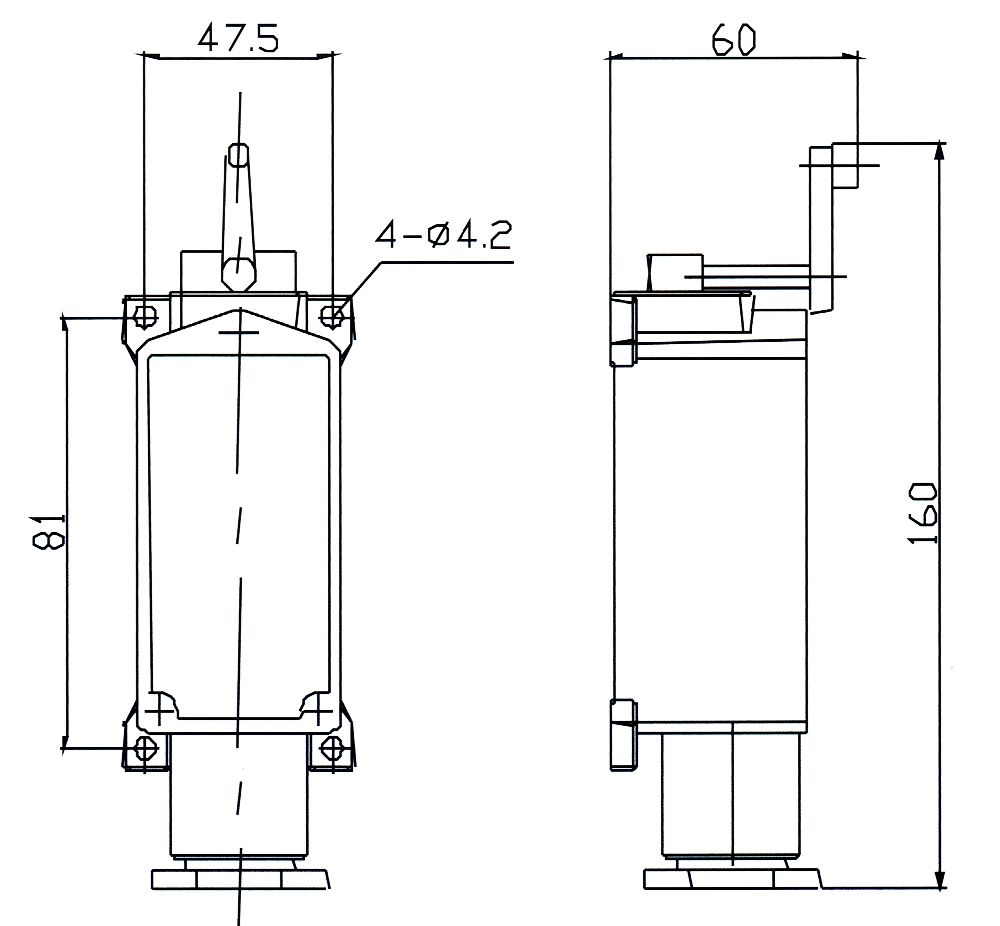 BZX51-5防爆行程開關外形尺寸圖.jpg